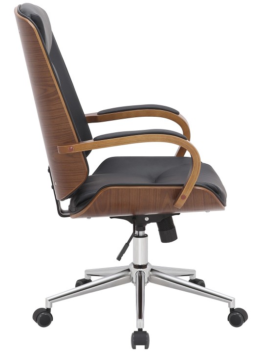 Yankton työtuoli, pähkinä/musta