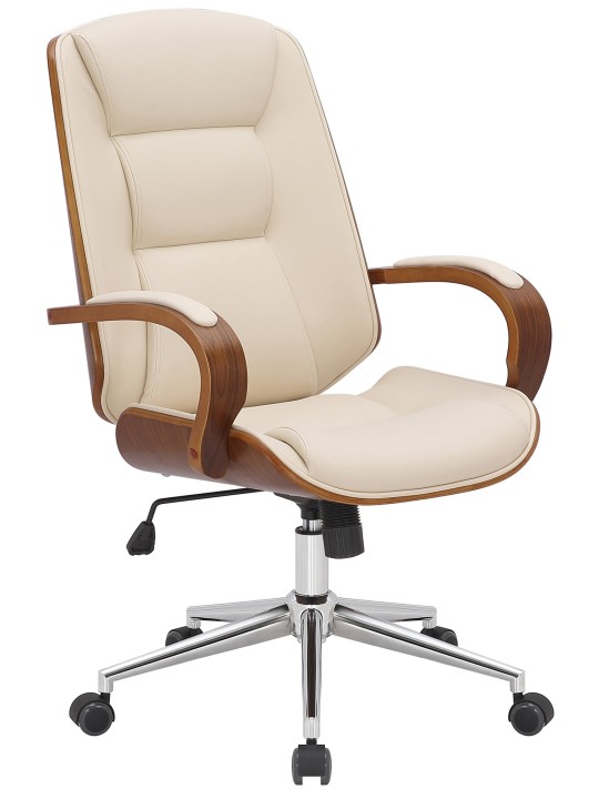 Yankton työtuoli, pähkinä/kermanvärinen