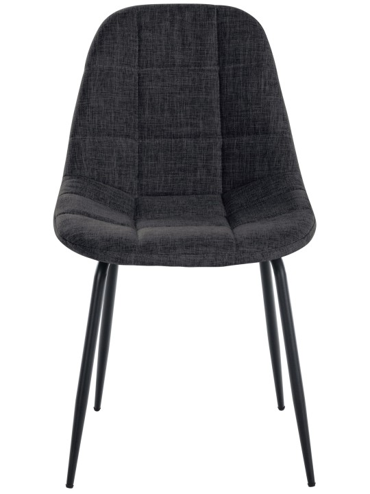 2 tuolin setti Tom kangas, tummanharmaa