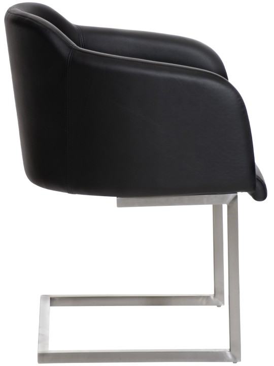 Magnus vierailijatuoli, musta