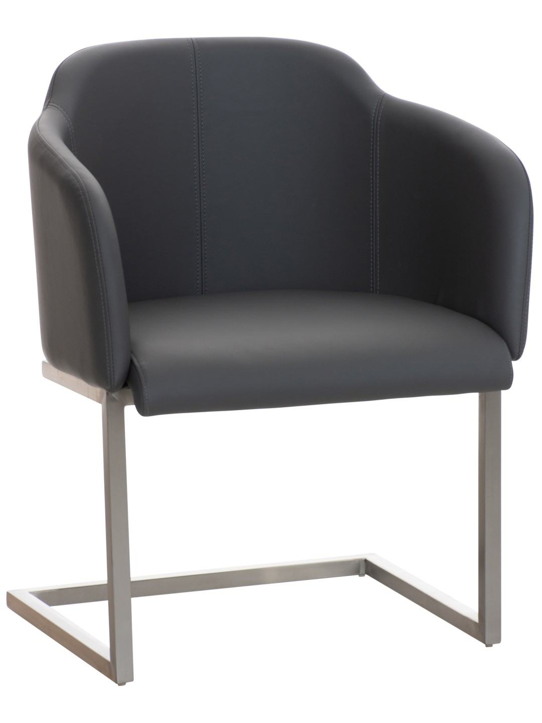 Magnus vierailijatuoli, harmaa