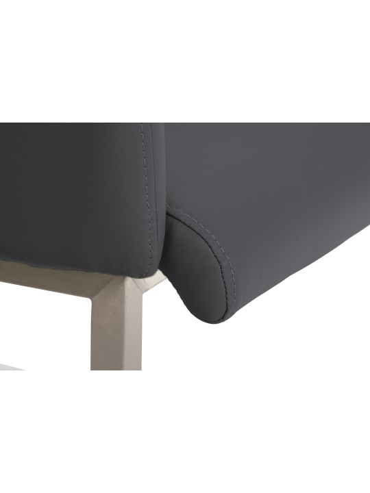 Magnus vierailijatuoli, harmaa