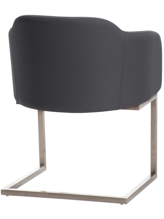 Magnus vierailijatuoli, harmaa