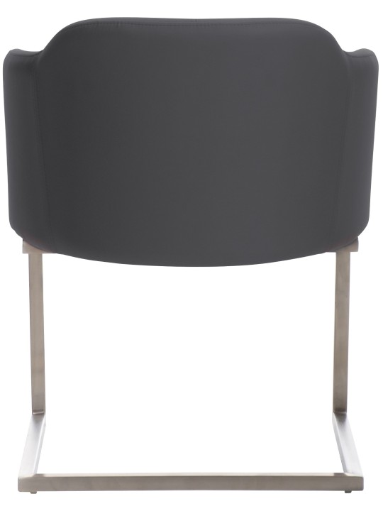 Magnus vierailijatuoli, harmaa