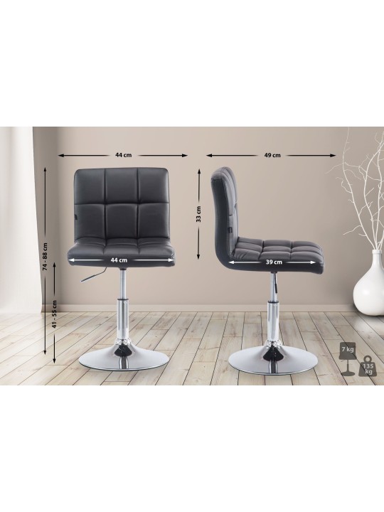 Palma Lounger V2, musta