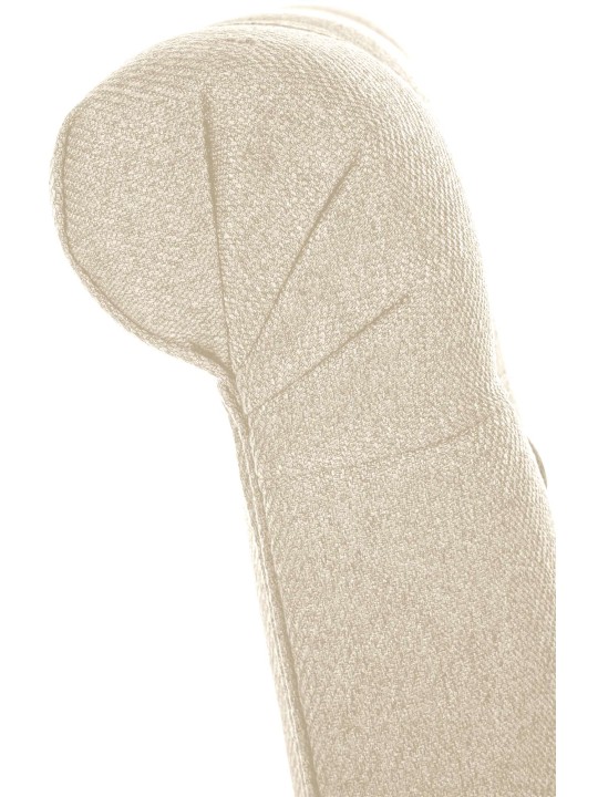 Ruokapöydän tuoli Lisburn kangasta, kermanvärinen