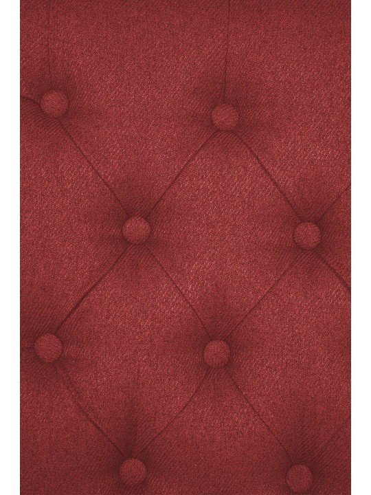 Ruokapöydän tuoli Lisburn kangasta, punainen