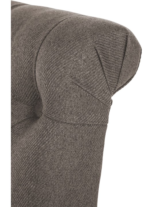 Ruokapöydän tuoli Lisburn kangasta, taupe