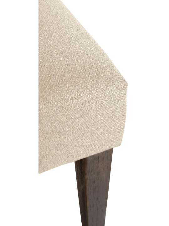 2 ruokapöydän tuolin sarja Lisburn Fabric, kermanvärinen 2 ruokapöydän tuolin sarja Lisburn Fabric, kermanvärinen