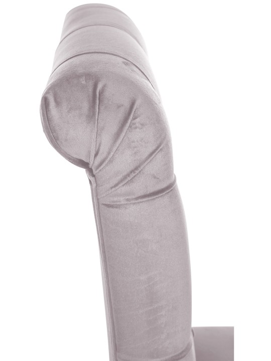 Setti 2 ruokasalin tuolia Lisburn velvet, harmaa