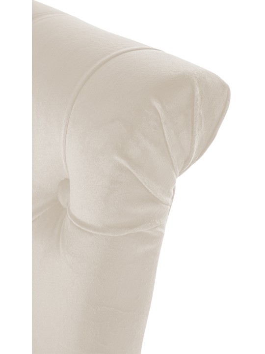 Setti 2 ruokasalin tuolia Lisburn velvet, kermanvärinen