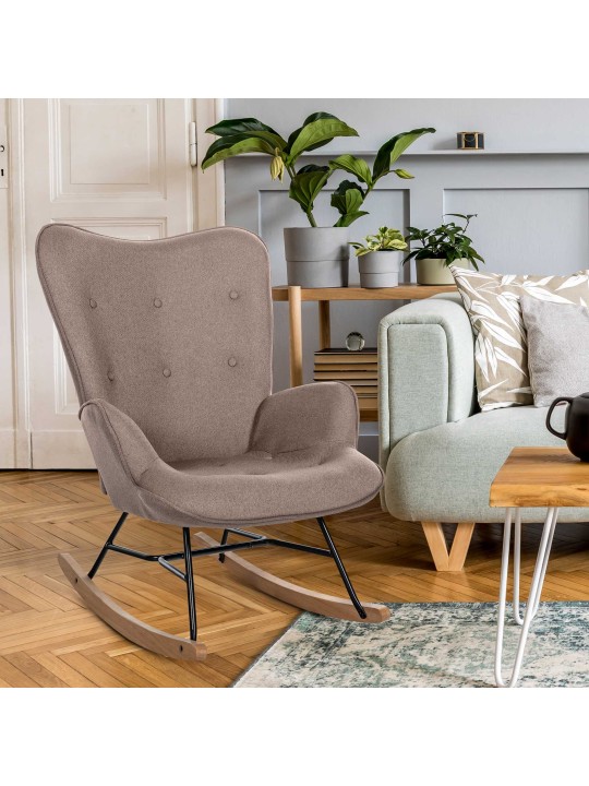 Tuoli Sanka kangasta, taupe