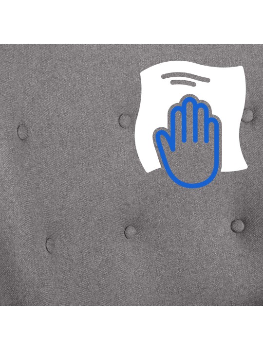 Tuoli Sanka kangasta, harmaa