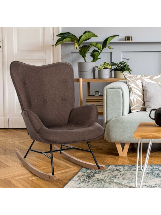 Tuoli Sanka kangasta, ruskea Tuoli Sanka kangasta, ruskea