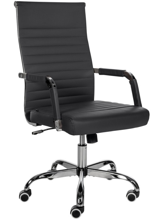 Työtuoli Amadora keinonahkaa, musta