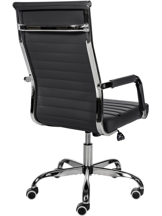 Työtuoli Amadora keinonahkaa, musta