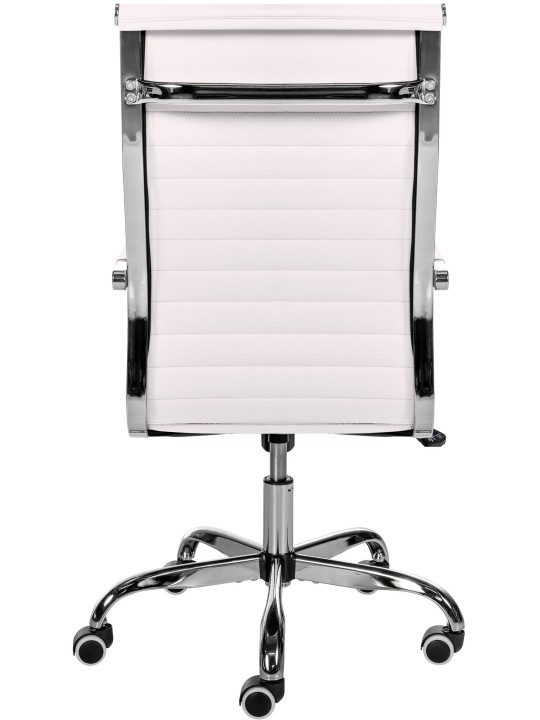 Työtuoli Amadora keinonahkaa, valkoinen