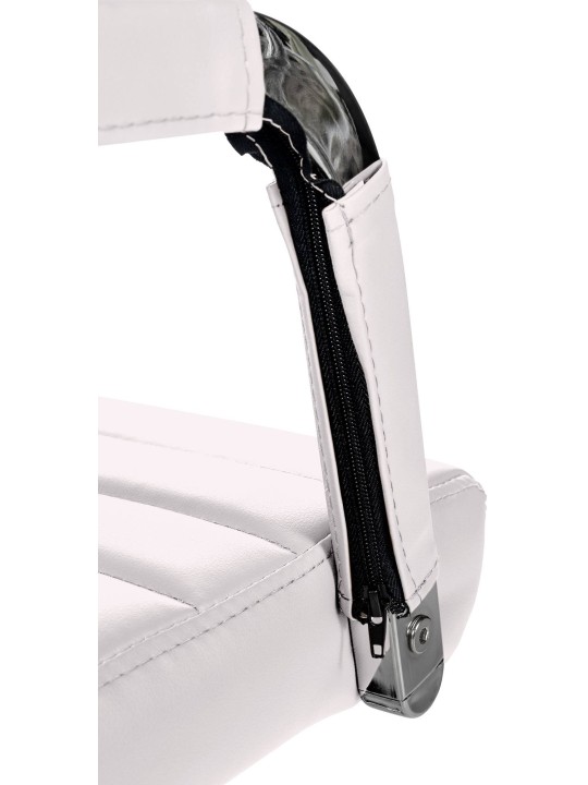 Työtuoli Amadora keinonahkaa, valkoinen