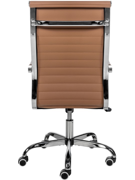 Työtuoli Amadora keinonahkaa, vaaleanruskea