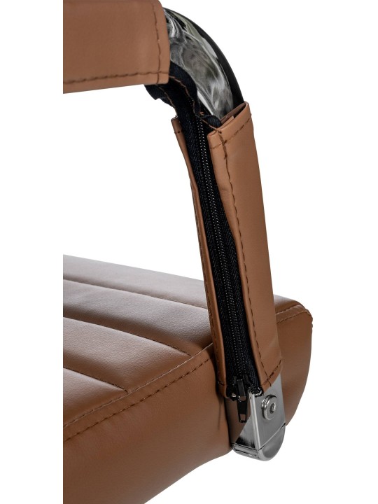 Työtuoli Amadora keinonahkaa, vaaleanruskea