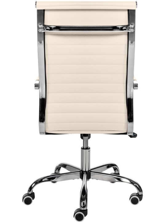 Työtuoli Amadora keinonahkaa, kermanvärinen