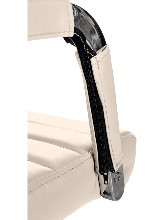 Työtuoli Amadora keinonahkaa, kermanvärinen