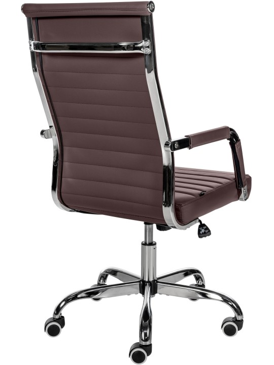 Työtuoli Amadora keinonahkaa, ruskea