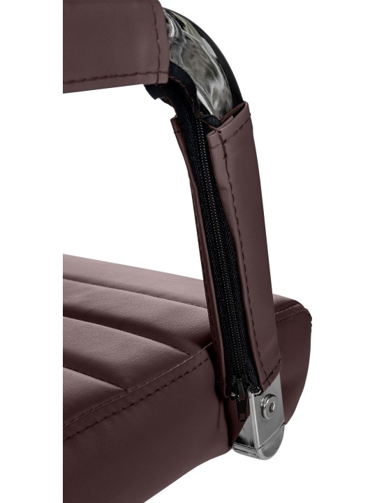 Työtuoli Amadora keinonahkaa, ruskea