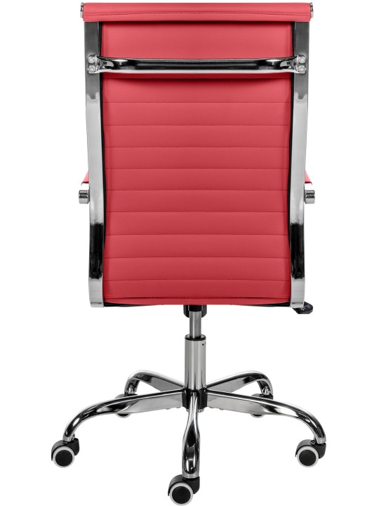 Työtuoli Amadora keinonahkaa, punainen