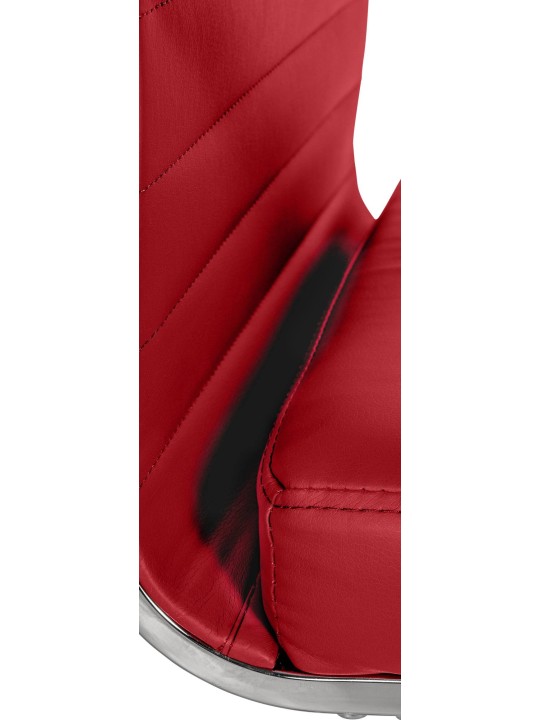 Työtuoli Amadora keinonahkaa, punainen