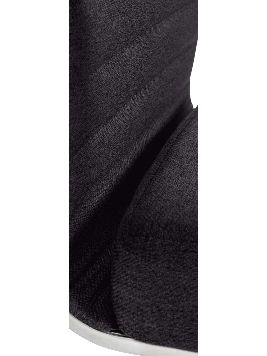 Työtuoli Amadora kangasta, musta