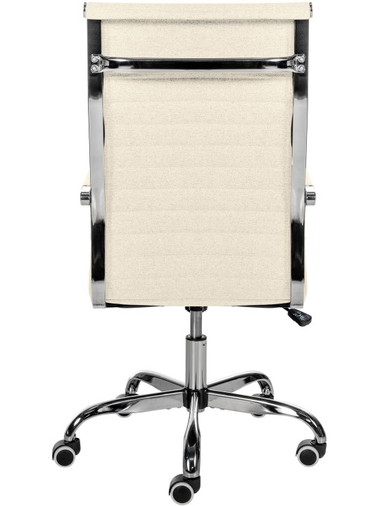 Työtuoli Amadora kangasta, kermanvärinen