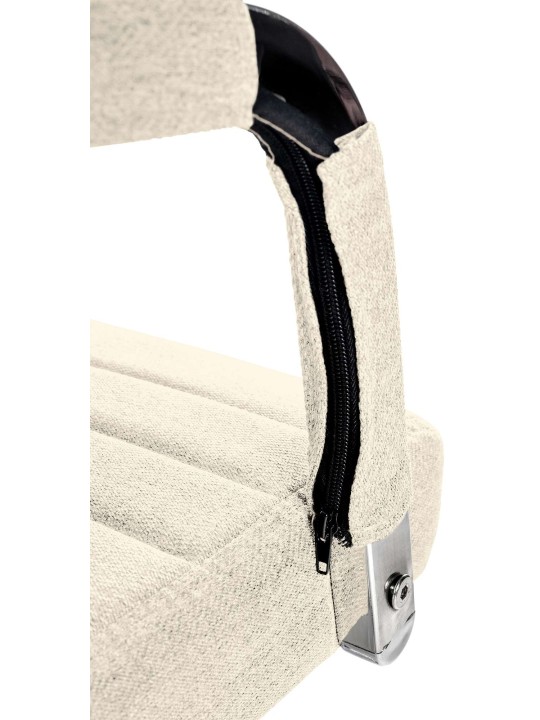 Työtuoli Amadora kangasta, kermanvärinen