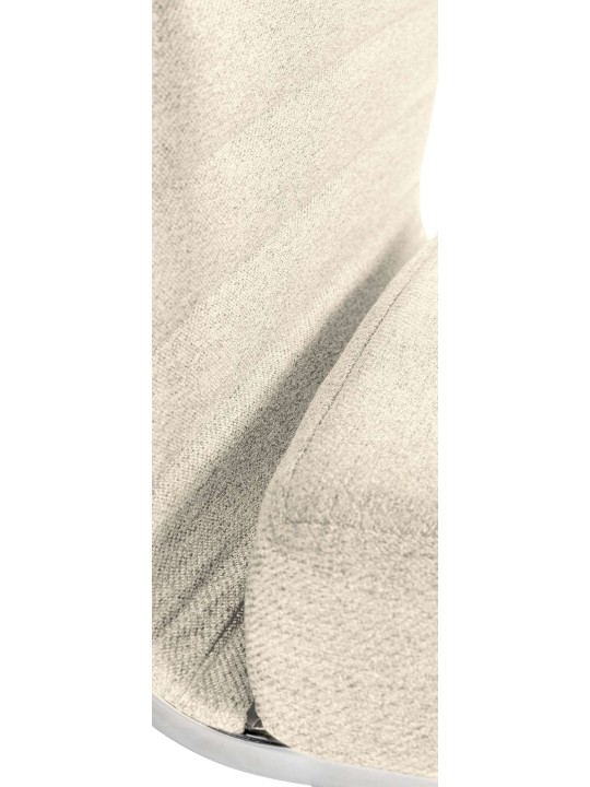 Työtuoli Amadora kangasta, kermanvärinen