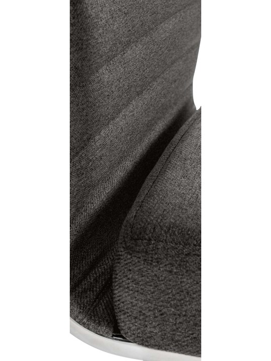 Työtuoli Amadora kangasta, tummanharmaa