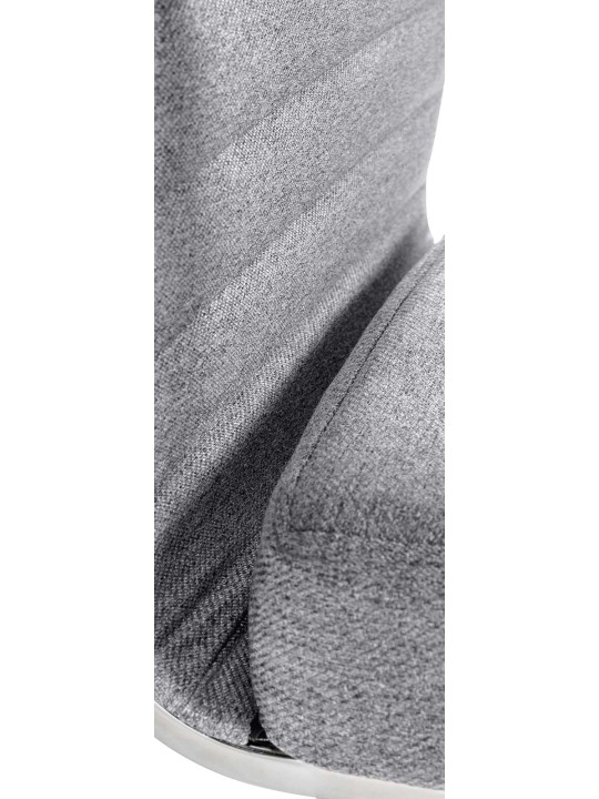 Työtuoli Amadora kangasta, harmaa