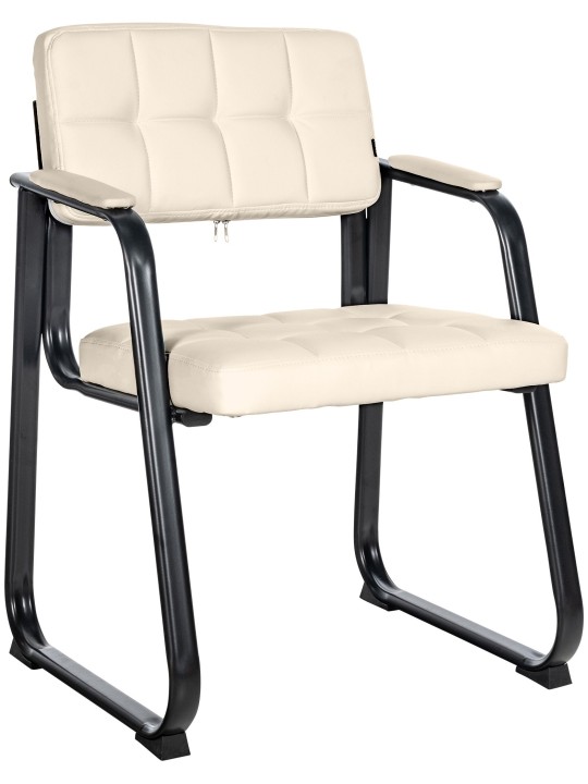 Vierailutuoli Canada B keinonahkaa, kermanvärinen