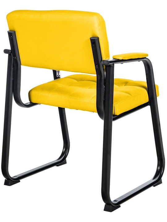 Vierailutuoli Canada B keinonahkaa, keltainen