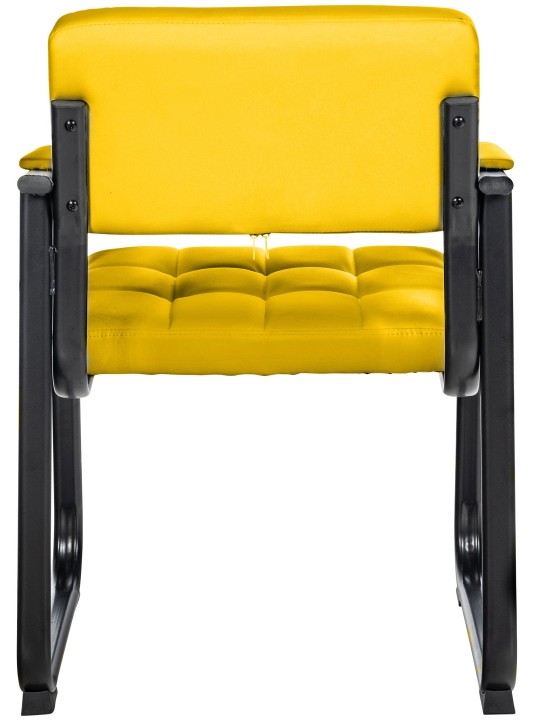 Vierailutuoli Canada B keinonahkaa, keltainen