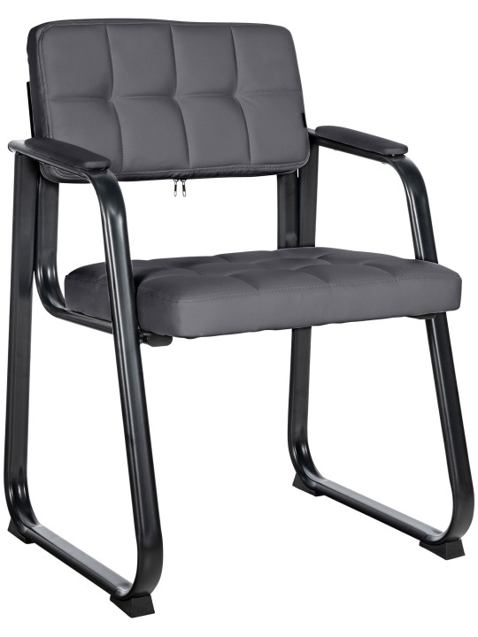 Vierailutuoli Canada B keinonahkaa, harmaa