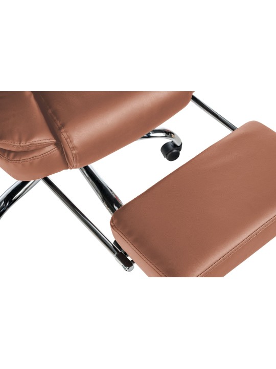 Työtuoli Oxygen keinonahkaa, vaaleanruskea