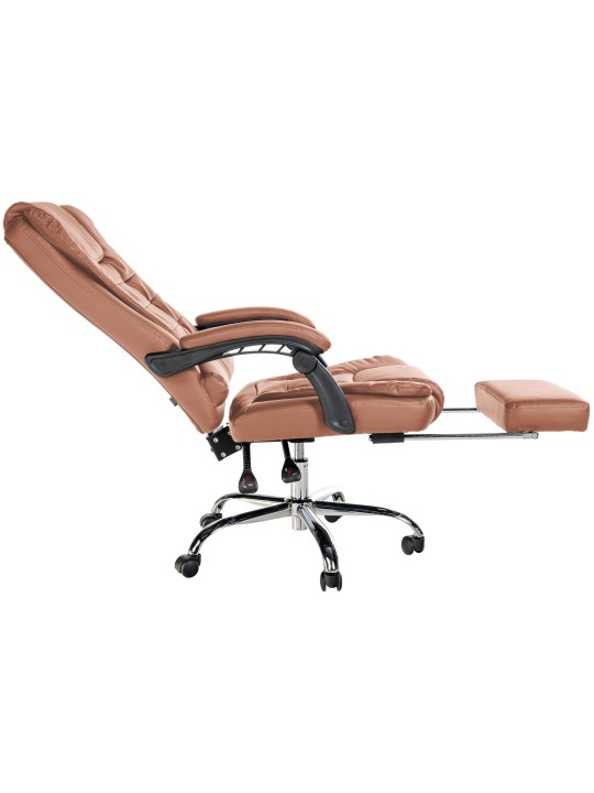 Työtuoli Oxygen keinonahkaa, vaaleanruskea