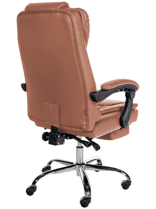 Työtuoli Oxygen keinonahkaa, vaaleanruskea