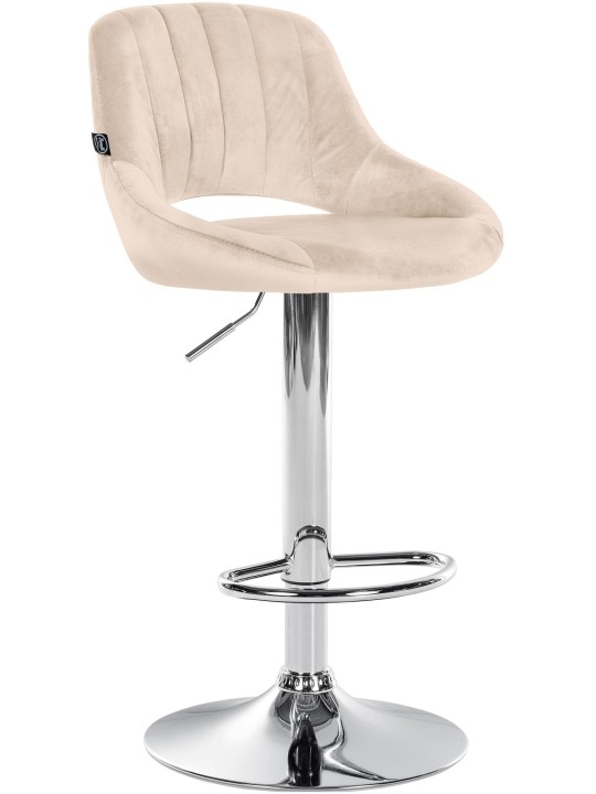 Baarijakkara Milet samettikromi, kermanvärinen