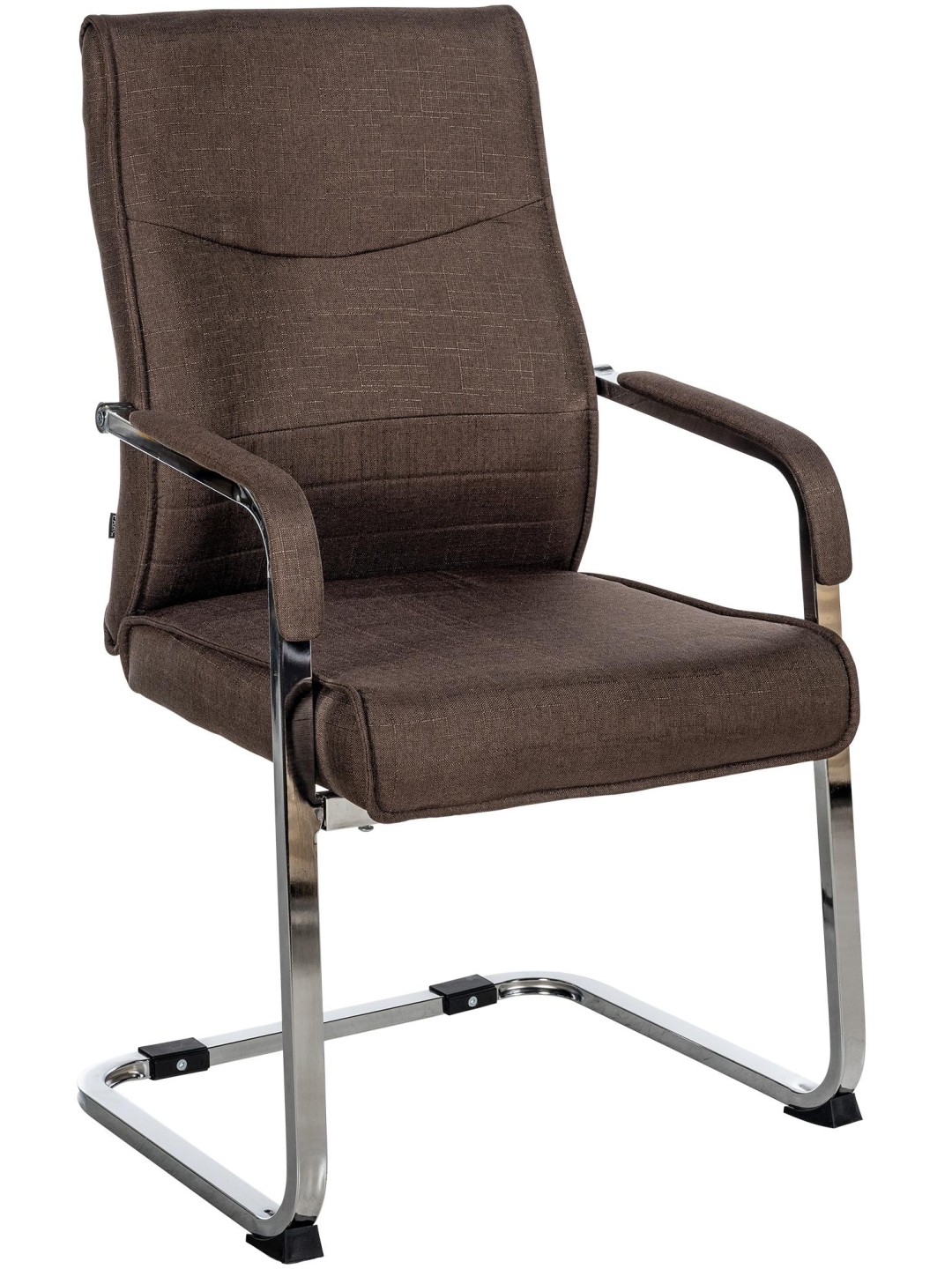 Vierailijatuoli Hobart kangasta, ruskea