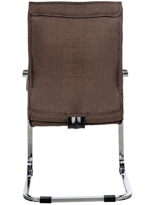 Vierailijatuoli Hobart kangasta, ruskea