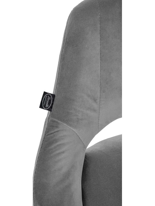 2 baarijakkaran sarja Milet velvet C, tummanharmaa