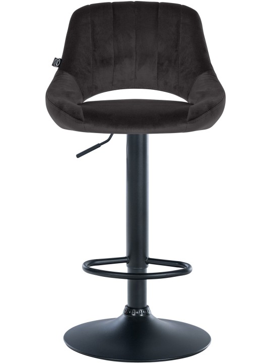 2 baarijakkaran sarja Milet velvet B, musta 2 baarijakkaran sarja Milet velvet B, musta