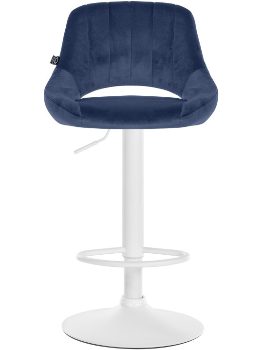 2 baarituolia Milet velvet W, sininen