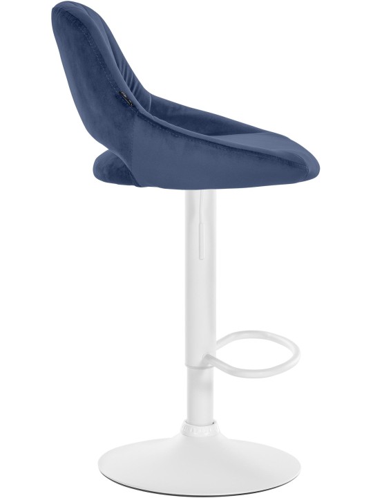 2 baarituolia Milet velvet W, sininen